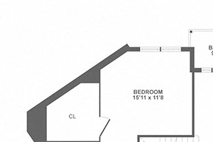 large one bedroom, balcony, den, loft